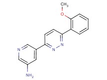 5-[6-(2-methoxyphenyl)pyridazin-3-yl]pyridin-3-amine