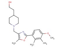 2-(1-{[2-(4-methoxy-2,3-dimethylphenyl)-5-methyl-1,3-oxazol-4-yl]methyl}piperidin-4-yl)ethanol