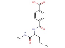 4-[({1-[(methylamino)carbonyl]butyl}amino)carbonyl]benzoic acid