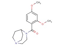 4-(2,4-dimethoxybenzoyl)-1,4-diazabicyclo[3.2.2]nonane trifluoroacetate