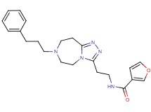 N-{2-[7-(3-phenylpropyl)-6,7,8,9-tetrahydro-5H-[1,2,4]triazolo[4,3-d][1,4]diazepin-3-yl]ethyl}-3-furamide