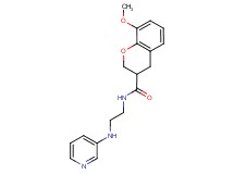 8-methoxy-N-[2-(3-pyridinylamino)ethyl]-3-chromanecarboxamide