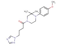 1-(4-methoxyphenyl)-2,2-dimethyl-4-[4-(1H-1,2,4-triazol-1-yl)butanoyl]piperazine