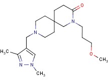 9-[(1,3-dimethyl-1H-pyrazol-4-yl)methyl]-2-(3-methoxypropyl)-2,9-diazaspiro[5.5]undecan-3-one