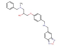 1-(4-{[(2,1,3-benzoxadiazol-5-ylmethyl)amino]methyl}phenoxy)-3-[benzyl(methyl)amino]-2-propanol