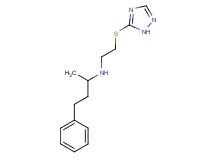 (1-methyl-3-phenylpropyl)[2-(1H-1,2,4-triazol-5-ylthio)ethyl]amine