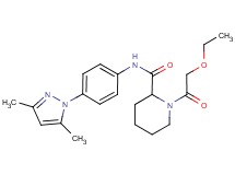 N-[4-(3,5-dimethyl-1H-pyrazol-1-yl)phenyl]-1-(ethoxyacetyl)piperidine-2-carboxamide
