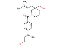 2-[(4-{[3-(hydroxymethyl)-3-(3-methylbut-2-en-1-yl)piperidin-1-yl]carbonyl}phenyl)(methyl)amino]ethanol