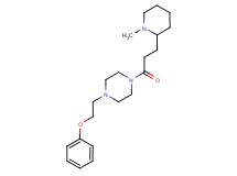 1-[3-(1-methyl-2-piperidinyl)propanoyl]-4-(2-phenoxyethyl)piperazine