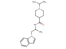 N-[2-(1H-indol-1-yl)-1-methylethyl]-1-isopropylpiperidine-4-carboxamide