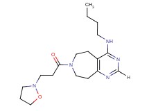 N-butyl-7-(3-isoxazolidin-2-ylpropanoyl)-6,7,8,9-tetrahydro-5H-pyrimido[4,5-d]azepin-4-amine