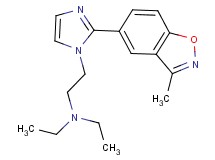N,N-diethyl-2-[2-(3-methyl-1,2-benzisoxazol-5-yl)-1H-imidazol-1-yl]ethanamine