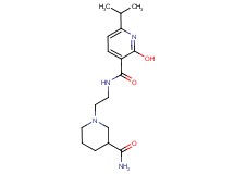 N-{2-[3-(aminocarbonyl)-1-piperidinyl]ethyl}-2-hydroxy-6-isopropylnicotinamide