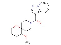5-methoxy-9-(pyrazolo[1,5-a]pyridin-3-ylcarbonyl)-1-oxa-9-azaspiro[5.5]undecane