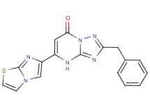 2-benzyl-5-imidazo[2,1-b][1,3]thiazol-6-yl[1,2,4]triazolo[1,5-a]pyrimidin-7(4H)-one