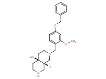 rel-(4aS,8aS)-2-[4-(benzyloxy)-2-methoxybenzyl]octahydro-2,7-naphthyridin-4a(2H)-ol dihydrochloride