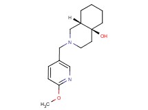 (4aS*,8aS*)-2-[(6-methoxypyridin-3-yl)methyl]octahydroisoquinolin-4a(2H)-ol