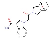 1-{2-[(1R*,2R*,6S*,7S*)-10-oxa-4-azatricyclo[5.2.1.0~2,6~]dec-4-yl]-2-oxoethyl}-1H-indole-3-carboxamide