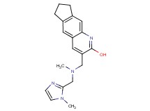 3-({methyl[(1-methyl-1H-imidazol-2-yl)methyl]amino}methyl)-7,8-dihydro-6H-cyclopenta[g]quinolin-2-ol