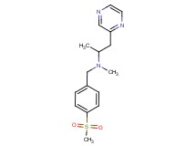 N-methyl-N-[4-(methylsulfonyl)benzyl]-1-pyrazin-2-ylpropan-2-amine