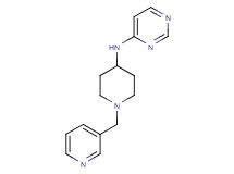 N-[1-(pyridin-3-ylmethyl)piperidin-4-yl]pyrimidin-4-amine