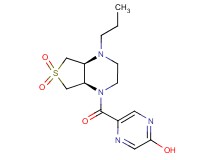 5-{[(4aS*,7aR*)-6,6-dioxido-4-propylhexahydrothieno[3,4-b]pyrazin-1(2H)-yl]carbonyl}-2-pyrazinol