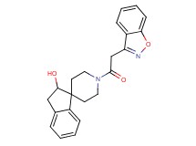 1'-(1,2-benzisoxazol-3-ylacetyl)-2,3-dihydrospiro[indene-1,4'-piperidin]-2-ol