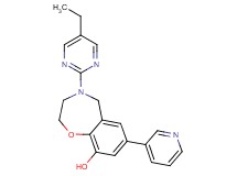 4-(5-ethylpyrimidin-2-yl)-7-pyridin-3-yl-2,3,4,5-tetrahydro-1,4-benzoxazepin-9-ol