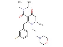 N,N-diethyl-2-(3-fluorobenzyl)-6-methyl-1-[3-(4-morpholinyl)propyl]-4-oxo-1,4-dihydro-3-pyridinecarboxamide