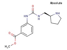 methyl 3-[({[(2S)-2-pyrrolidinylmethyl]amino}carbonyl)amino]benzoate hydrochloride