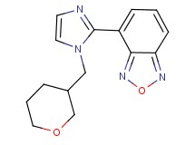 4-[1-(tetrahydro-2H-pyran-3-ylmethyl)-1H-imidazol-2-yl]-2,1,3-benzoxadiazole