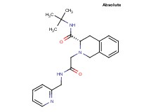 (3S)-N-(tert-butyl)-2-{2-oxo-2-[(2-pyridinylmethyl)amino]ethyl}-1,2,3,4-tetrahydro-3-isoquinolinecarboxamide