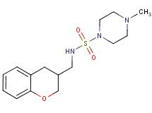 N-(3,4-dihydro-2H-chromen-3-ylmethyl)-4-methylpiperazine-1-sulfonamide