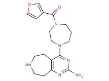 4-[4-(3-furoyl)-1,4-diazepan-1-yl]-6,7,8,9-tetrahydro-5H-pyrimido[4,5-d]azepin-2-amine