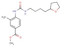 methyl 3-methyl-4-[({[4-(tetrahydrofuran-2-yl)butyl]amino}carbonyl)amino]benzoate