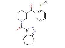 [2-(methylthio)phenyl][1-(4,5,6,7-tetrahydro-2H-indazol-3-ylcarbonyl)-3-piperidinyl]methanone