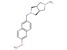(3aR*,6aS*)-2-[(6-methoxy-2-naphthyl)methyl]-5-methyloctahydropyrrolo[3,4-c]pyrrole