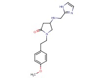 4-[(1H-imidazol-2-ylmethyl)amino]-1-[2-(4-methoxyphenyl)ethyl]-2-pyrrolidinone