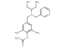 4-{[[1-(hydroxymethyl)propyl](pyridin-3-ylmethyl)amino]methyl}-2,6-dimethylphenyl acetate