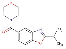 2-isopropyl-5-(4-morpholinylcarbonyl)-1,3-benzoxazole