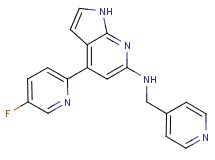 4-(5-fluoropyridin-2-yl)-N-(pyridin-4-ylmethyl)-1H-pyrrolo[2,3-b]pyridin-6-amine