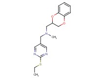 (2,3-dihydro-1,4-benzodioxin-2-ylmethyl){[2-(ethylthio)pyrimidin-5-yl]methyl}methylamine