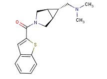1-[(1R*,5S*,6r)-3-(1-benzothien-2-ylcarbonyl)-3-azabicyclo[3.1.0]hex-6-yl]-N,N-dimethylmethanamine
