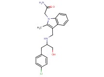 2-[3-({[1-(4-chlorobenzyl)-2-hydroxyethyl]amino}methyl)-2-methyl-1H-indol-1-yl]acetamide