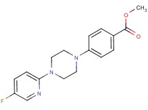 methyl 4-[4-(5-fluoro-2-pyridinyl)-1-piperazinyl]benzoate