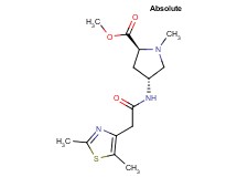 methyl (2S,4R)-4-{[(2,5-dimethyl-1,3-thiazol-4-yl)acetyl]amino}-1-methylpyrrolidine-2-carboxylate