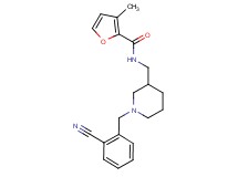 N-{[1-(2-cyanobenzyl)piperidin-3-yl]methyl}-3-methyl-2-furamide