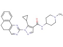 5-cyclopropyl-1-(5,6-dihydrobenzo[h]quinazolin-2-yl)-N-(1-methyl-4-piperidinyl)-1H-pyrazole-4-carboxamide