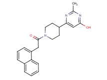 2-methyl-6-[1-(1-naphthylacetyl)-4-piperidinyl]-4-pyrimidinol