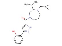 2-(5-{[4-(cyclopropylmethyl)-3-isopropyl-1,4-diazepan-1-yl]carbonyl}-1H-pyrazol-3-yl)phenol